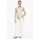 comma top met glitter beige
