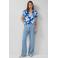s.Oliver gebloemde top blauw
