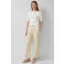s.Oliver wide leg cropped broek ecru