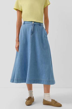 denim spijkerrok lichtblauw