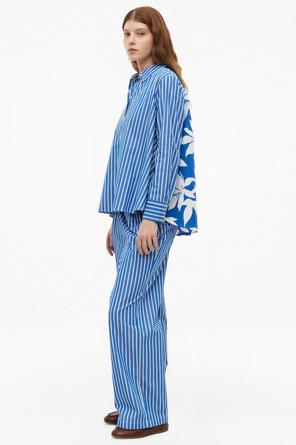 s.Oliver gestreepte blouse blauw