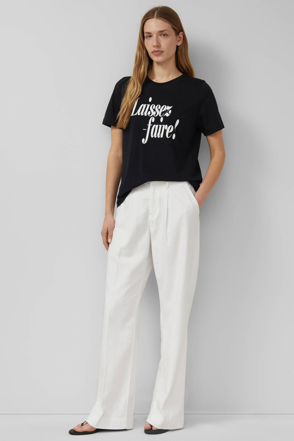 s.Oliver T-shirt zwart