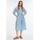 comma blousejurk light blue denim