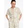 comma blouse met linnen ecru