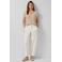 s.Oliver high waist cropped jeans beige