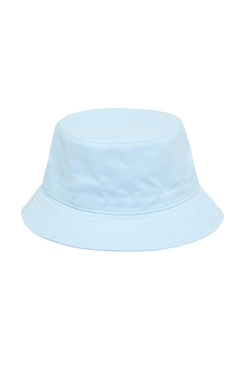 s.Oliver bucket hat lichtblauw
