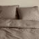 NOUS Living katoenen lits-jumeaux dekbedovertrek 240x220 cm - taupe