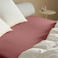 NOUS Living percale katoenen hoeslaken (tot 25 cm) - donkerroze