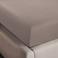 NOUS Kids katoenen hoeslaken wieg 80x40 cm - taupe