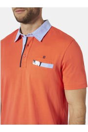 thumbnail: Babista regular fit polo +FIT Collectie Plus Size - lichtrood