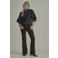 Para Mi corduroy flared broek - bruin