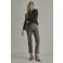 Para Mi slim fit corduroy broek - groen