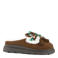 DWRS Nova leren clogs - donkerbruin