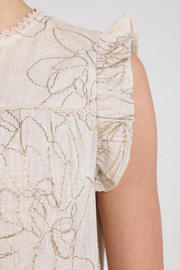 thumbnail: NUKUS gebloemde top beige