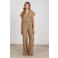 NUKUS wide leg high waist broek camel