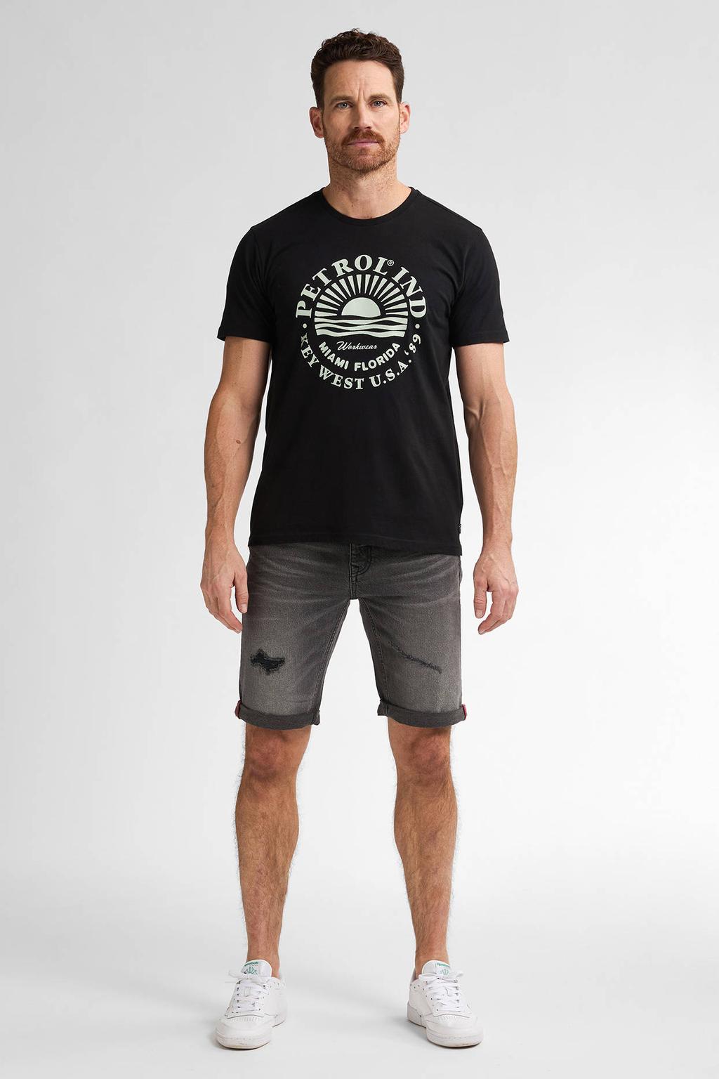Petrol Industries regular short black denim