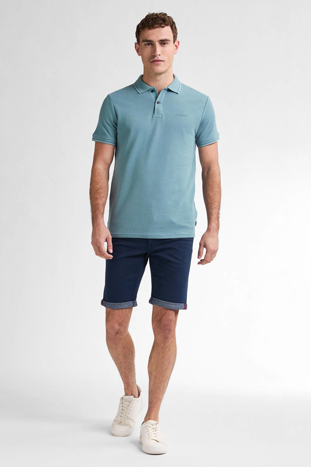 Petrol Industries denim slim short navy blue
