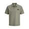 JACK & JONES regular polo met textuur groen