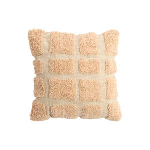 sierkussen FASANO licht roze+crème (45 x 45 x 10 cm)