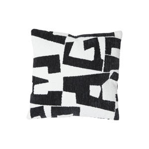 sierkussen METRAL zwart+crème (45x45 cm)