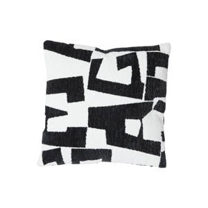 sierkussen METRAL zwart+crème (45x45 cm)