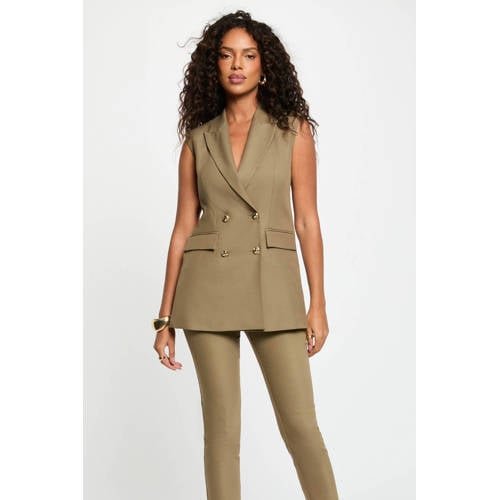 Morgan gilet kaki afbeelding