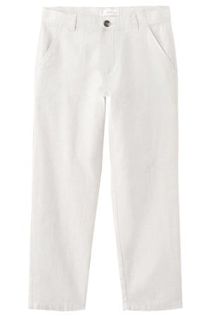 pantalon met linnen zand