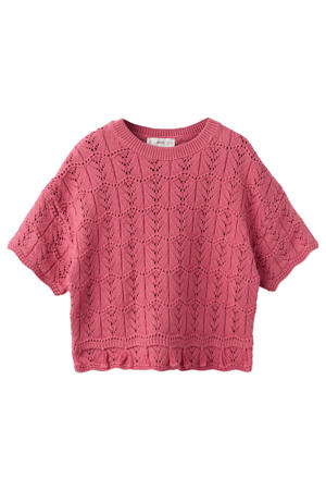 roze broderie