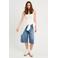 Cache Cache baggy high waist short medium blue denim