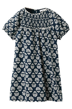 korte jurk donkerblauw