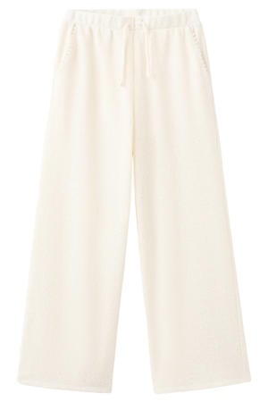 wide leg casual broek gebreid