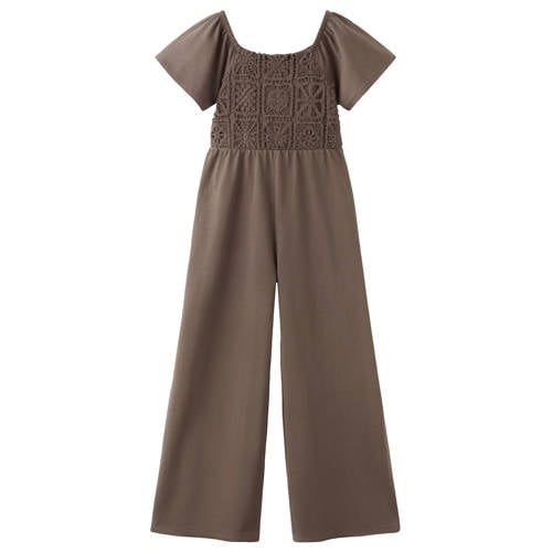 Mango Kids jumpsuit bruin