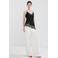 Mango asymmetrische top zwart