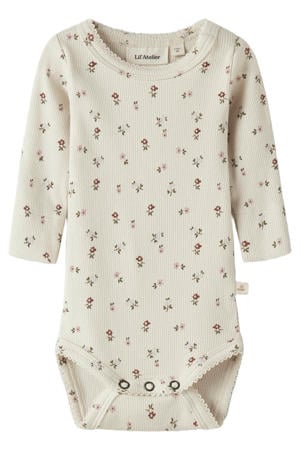 romper met print - ecru