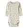 LIL' ATELIER BABY romper met print - ecru