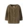 LIL' ATELIER BABY vest gebreid bruin