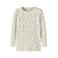 LIL' ATELIER MINI aansluitend longsleeve met print - ecru