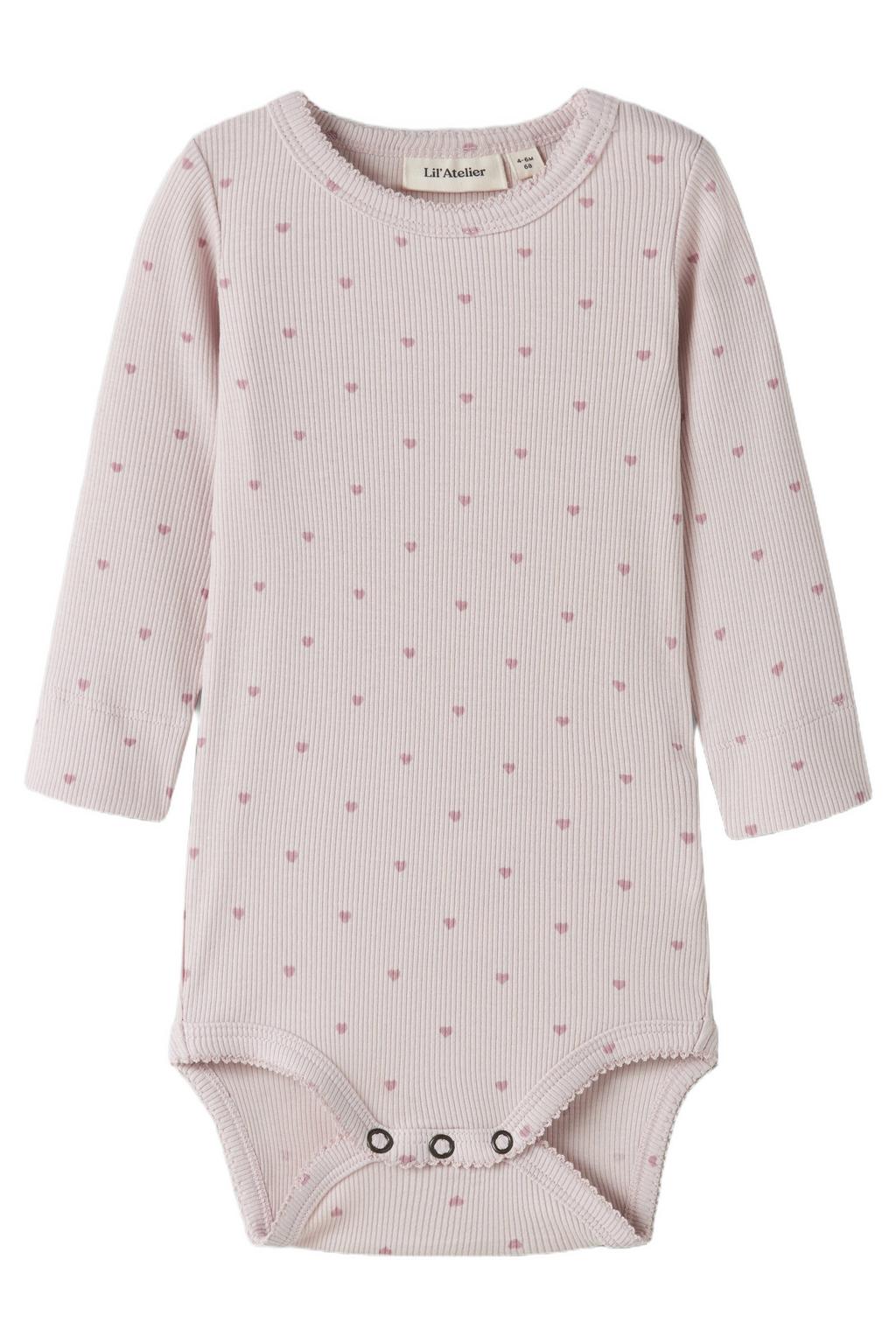 LIL' ATELIER BABY romper met print - lila