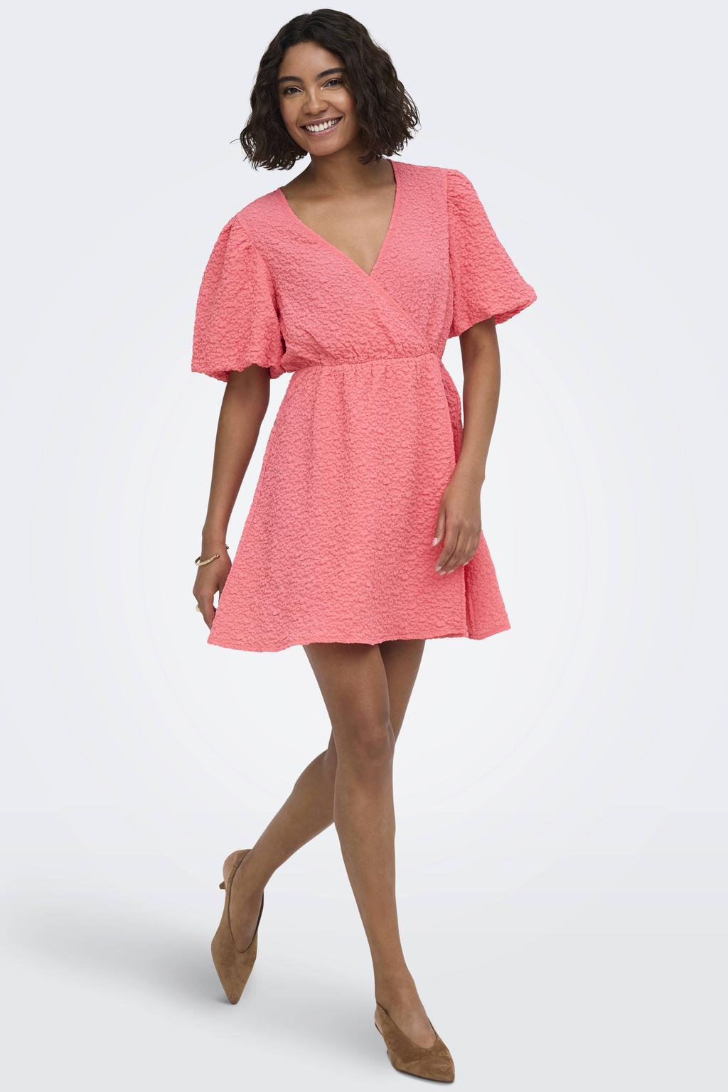 ONLY mini jurk - roze