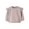 LIL' ATELIER BABY oversized sweater met ruches - oudroze