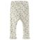 LIL' ATELIER BABY gebloemde legging met ruches - ecru