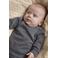 LIL' ATELIER BABY loose fit sweater - grijs