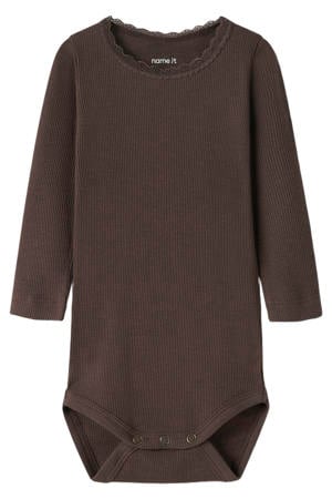 romper chocoladebruin
