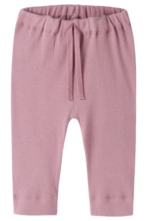 katoenen babybroek - paars