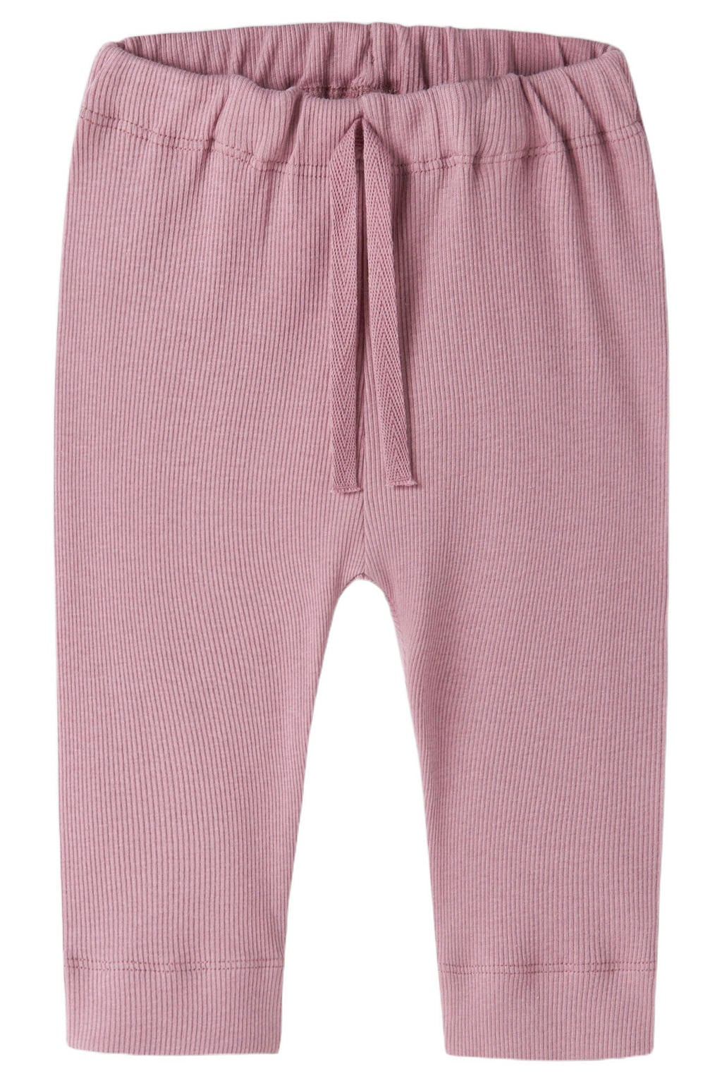 Paarse jongens en meisjes NAME IT BABY van stretchkatoen met elastische tailleband en effen