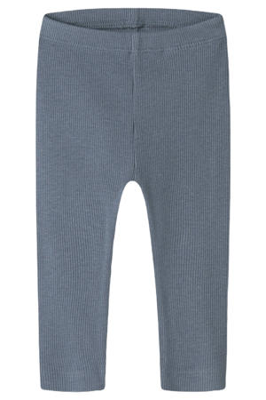 skinny regular waist babybroek rib gebreid