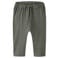 NAME IT BABY katoenen babybroek - olijfgroen
