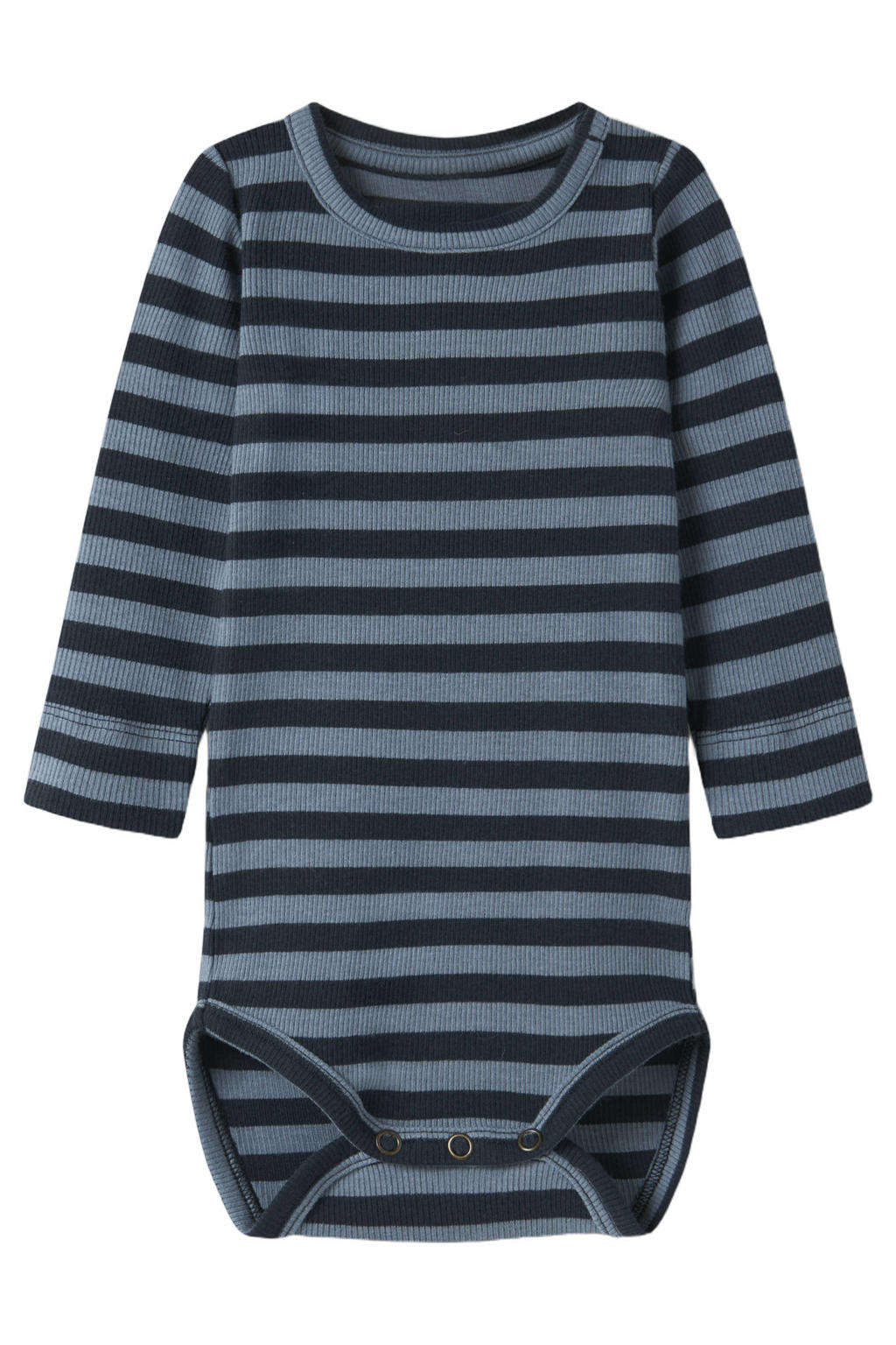 NAME IT BABY gestreepte romper - donkerblauw