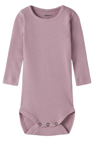 romper met textuur - lila