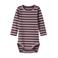 NAME IT BABY gestreepte romper - paars